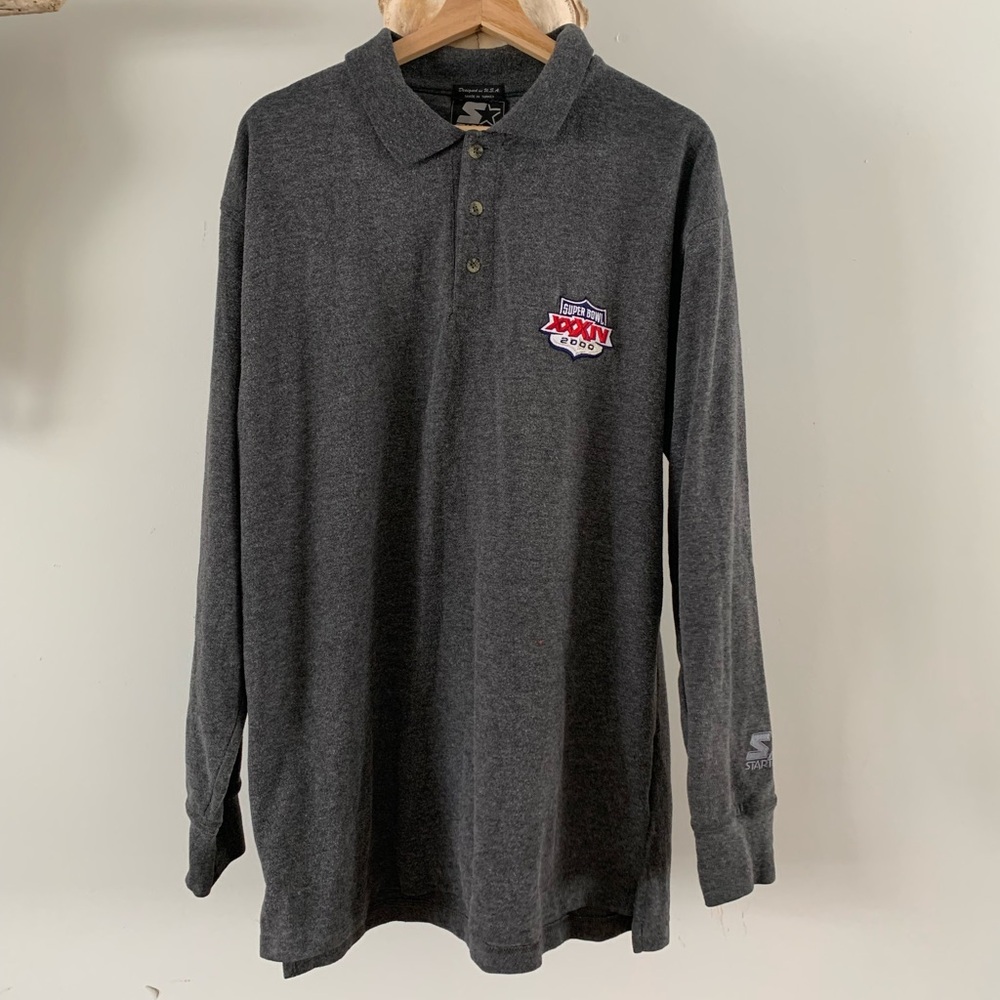 Vintage Starter Super Bowl Long Sleeve Shirt